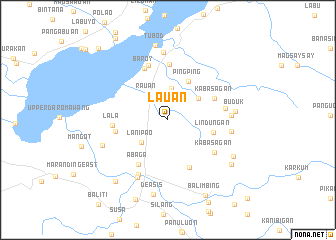 map of Lauan