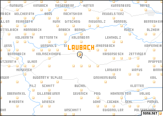 map of Laubach