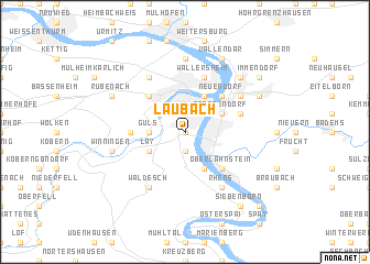 map of Laubach