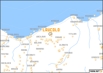 map of Laucolo