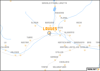 map of Laudes