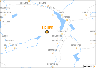 map of Lauen