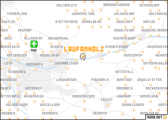 map of Laufamholz