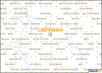 map of Laufenbach