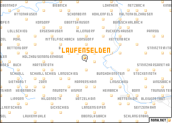 map of Laufenselden