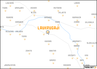 map of Laukrugāji