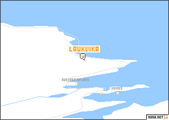 map of Laukvika