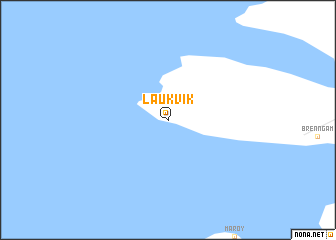 map of Laukvik