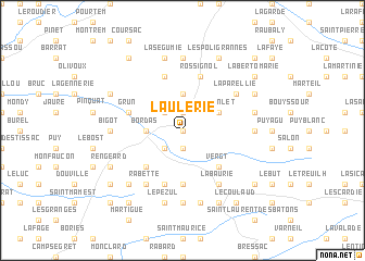 map of Laulerie