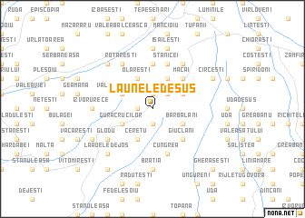 map of Lăunele de Sus