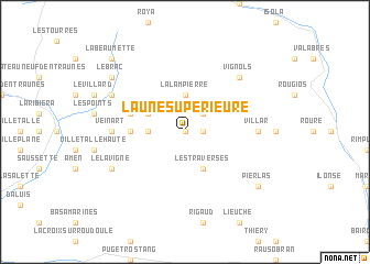 map of Laune-Supérieure