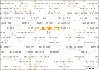 map of Launewitz