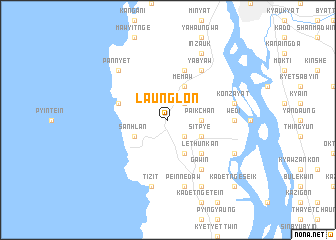 map of Launglon