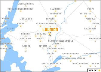 map of La Unión