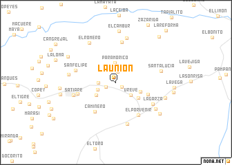 map of La Unión