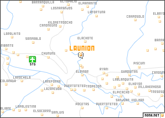 map of La Unión