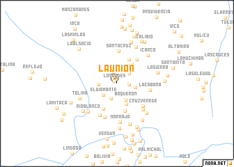 map of La Union