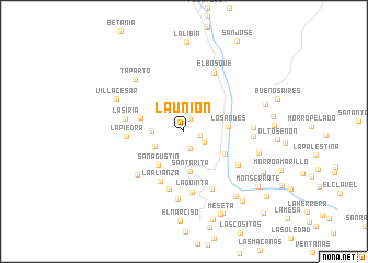 map of La Unión