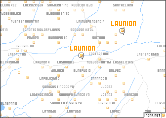 map of La Unión