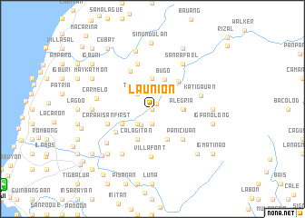 map of La Union