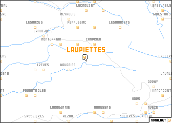 map of Laupiettes