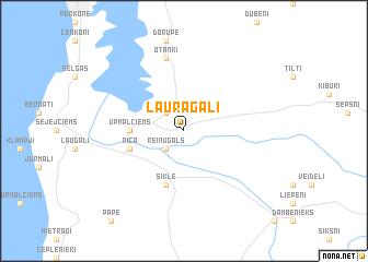 map of Lauragali