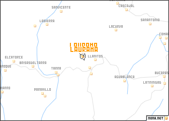 map of La Urama