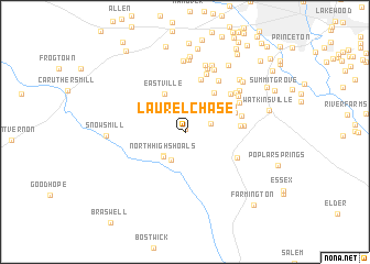 map of Laurel Chase