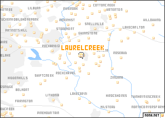 map of Laurel Creek