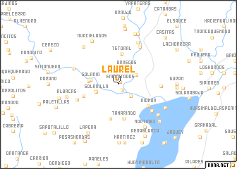 map of Laurel