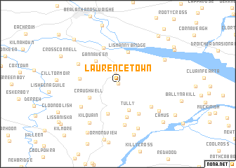 map of Laurencetown