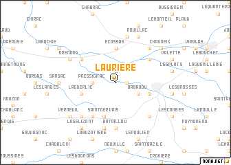 map of Laurière