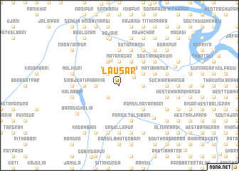 map of Lāusār