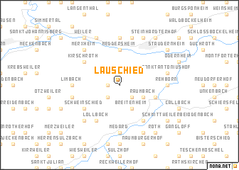 map of Lauschied