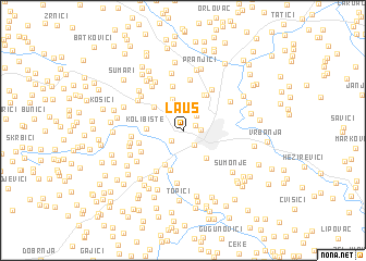 map of Lauš