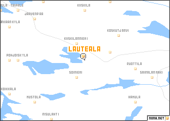 map of Lauteala