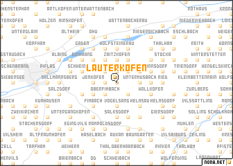 map of Läuterkofen