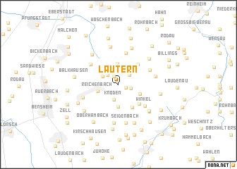 map of Lautern