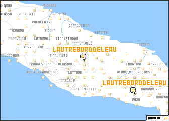 map of LʼAutre Bord de lʼEau