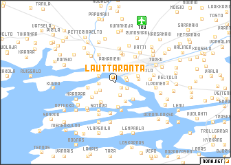 map of Lauttaranta