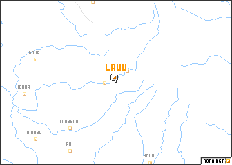 map of Lau\