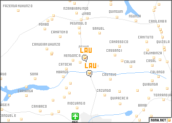 map of Lau