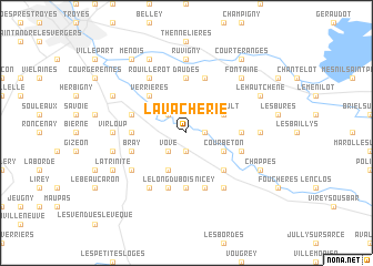 map of La Vacherie