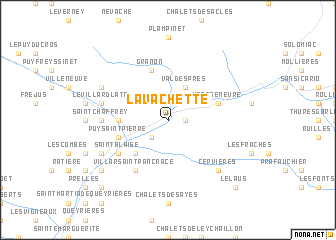 map of La Vachette