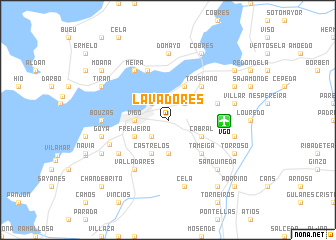 map of Lavadores