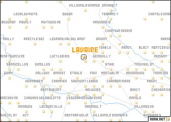 map of La Vaire