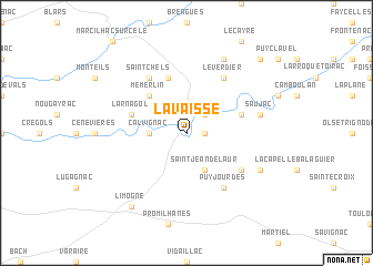 map of La Vaisse