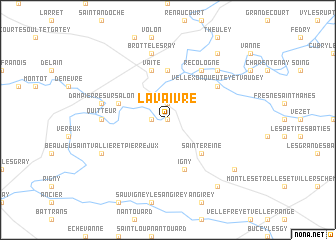 map of La Vaivre
