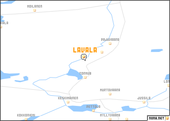 map of Lavala