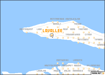 map of La Vallée